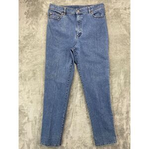 Lauren Jeans Co. Women's‎ Jeans 12 Blue Denim Tapered